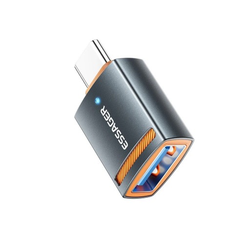USB A till USB C OTG-adapter 5A snabbladdning och USB 3.0-dataöverföring