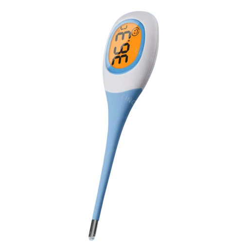 Digital silikontermometer med LED-display Snabb febermätning Basal infraröd termometer Oral axillär rektal användning