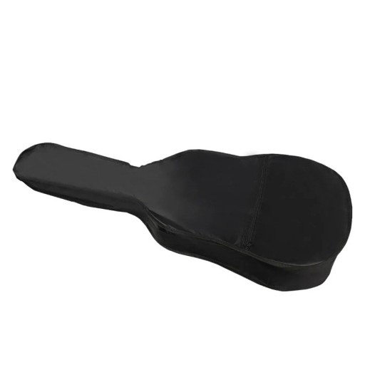 Bärbar svart väska för klassisk akustisk gitarr 106×42×16×12 cm Mjukt fodral med axelrem Skyddar instrumentet när du är på språng
