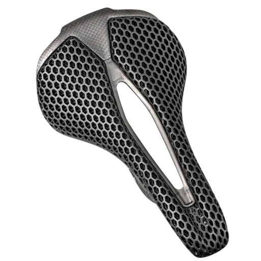 Ultralätt kolfibercykelsadel 25 x 15 cm Ihålig och andningsbar 3D-sadel för mountainbikes och grusvägscyklar Ergonomisk design
