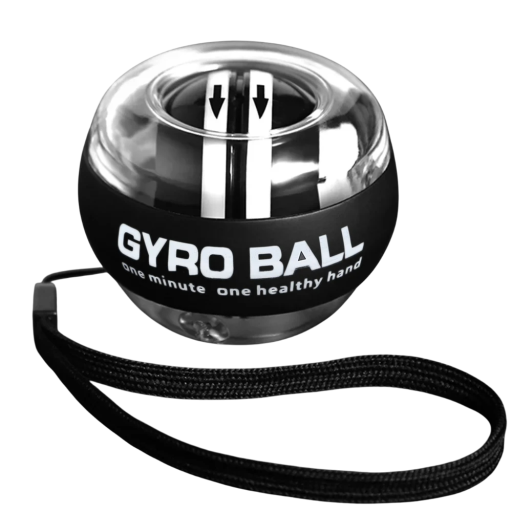 Gyroskopisk handledsboll med autostart 7 x 5,7 cm Grepp och underarmstränare Silikongrepp Inga batterier