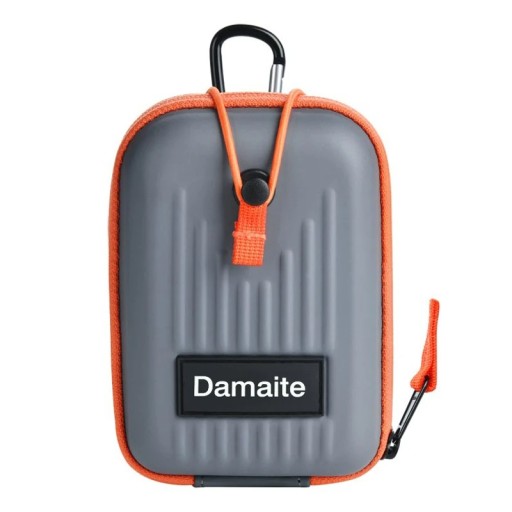 Bärbar golfavståndsmätareväska 14,5 x 10,5 x 5,5 cm PU-organisatör med stötsäkert skydd Njurryggsäck för laseravståndsmätare