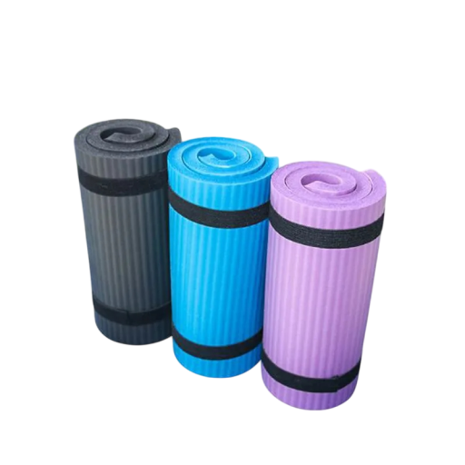 Färgglad yogamatta i skum 1,5 cm extra tjock knäskydd halkfri hjälp för pilates och fitnessövningar