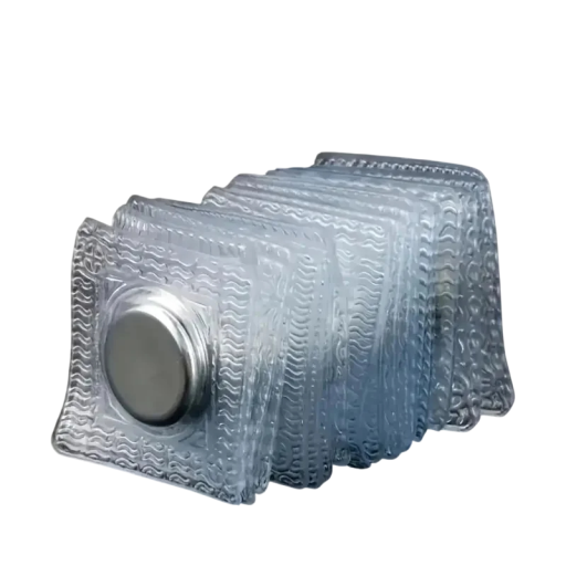 Set med 10 magnetiska sömnadsknappar 1 cm osynliga metalltryckknappar för kläder och väskor DIY-hantverkstillbehör