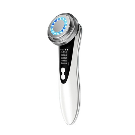 Trådlös ansiktsmassageapparat 17x5x5,1 cm Ultralätt fotonterapi för hudföryngring Hudvård för kvinnor och män ABS-material