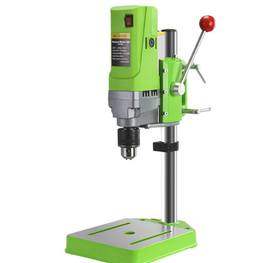 Miniborrmaskin för bordsbruk 710W 1–13 mm med steglös hastighetsreglering 0–2800 rpm Kraftfull borrmaskin för verkstaden Arbetsslaglängd 6 cm