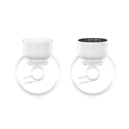 Elektrisk bärbar bröstpump 800mAh USB-laddningsbar LED-display 3 lägen justerbar styrka BPA-fri diameter 12 cm
