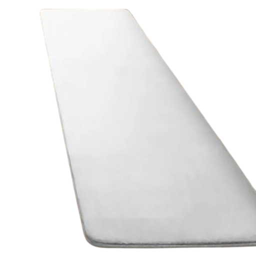 Vit superabsorberande halkfri dörrmatta 50x160cm mjuk matta för badrum kök hall entrématta heminredning
