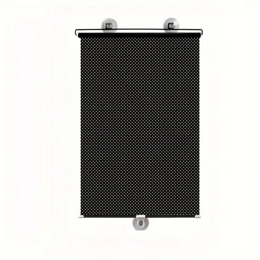 Mörkläggningsrullgardin utan borrning 45x125 cm Perforerat mönster Fönsterrullgardin Med sugkoppar Inredningstillbehör Heminredning