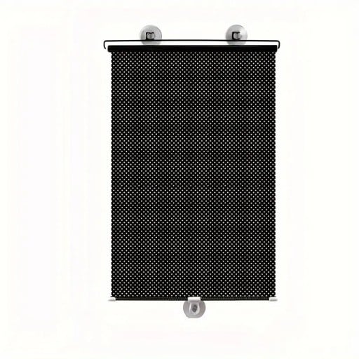 Mörkläggningsrullgardin utan borrning 50x125 cm Perforerat mönster Fönsterrullgardin Med sugkoppar Inredningstillbehör Heminredning