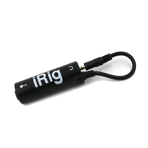 IRIG-konverter för elgitarr 3,5 mm ljudkabel Anslutning till mobil Musikinstrument Adapter för inspelning och effekter