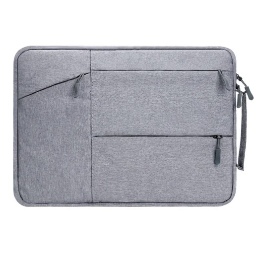 Fack för 12-tums laptop Skyddande fodral för MacBook Pro Neutrala färger Mjuk vaddering Dragkedja Lätt och tunn design