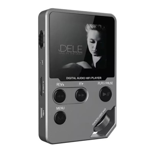 MP3-spelare C5 8 GB med Bluetooth Metallhölje Vridreglage FM-radio Diktafon 3,5 mm-uttag microSD-stöd upp till 128 GB
