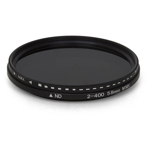 ND-filter variabelt ND2–ND400 62 mm Ljusdimmer för kameraobjektiv Fotofilter Kreativa effekter DSLR-tillbehör