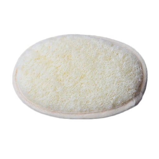 Naturlig luffa 10 x 14 cm Mjuk badborste Exfolierande duschsvamp Massagekropp Djuprengörande hud