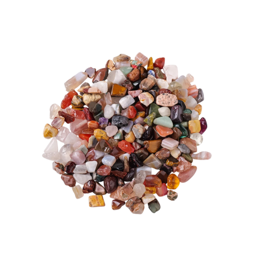 Dekorativa stenar 100g Färgglad blandning av småsten 5–8 mm Naturliga dekorationer Blomsterarrangemang Akvarium DIY-skapelser Heminredning