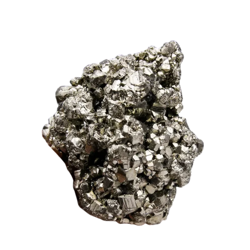 Naturlig pyritkristall från Peru 30-50 mm mineralsten för samlare Natursten Dekoration Energikristall Råsten