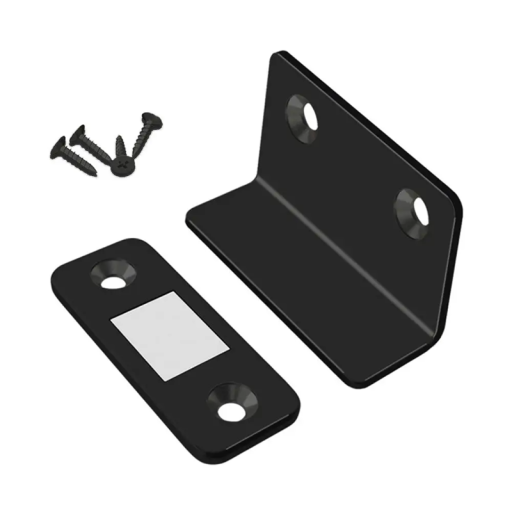 Magnetisk dörrstopp av typ L Ultra tunn lås 41 x 25 x 17 mm Stark magnet Stängning av skåp Dörrstopp för möbler