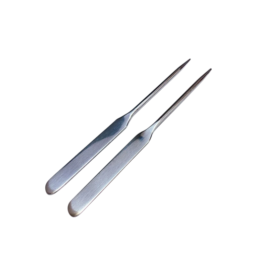 Set med 2 st rostfria kosmetiska spatlar och blandningssticka Palett för make-up krämer toners hygienisk applicering