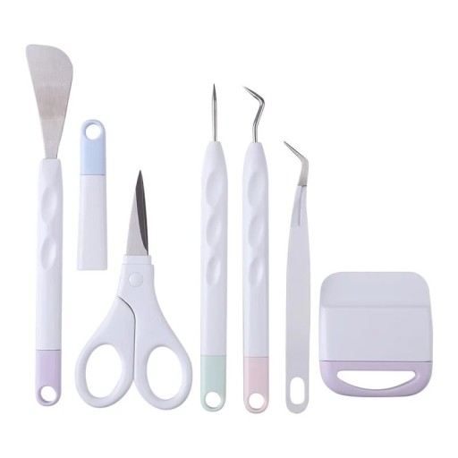 6 stycken set med vinylhantverksverktyg för ogräsborttagning Scrapbooking DIY Reliefsnideri Verktyg för Cricut Maker Silhouette