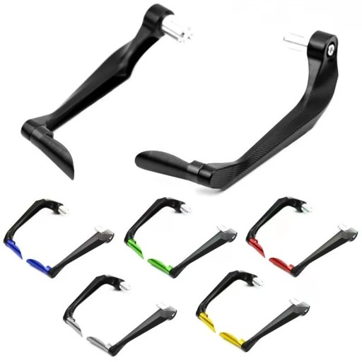 Universella CNC aluminium skydd för reglage 7/8" 22 mm Skyddande spakar för broms och koppling Motorcykel Scooter Enduro Färgglada tillbehör
