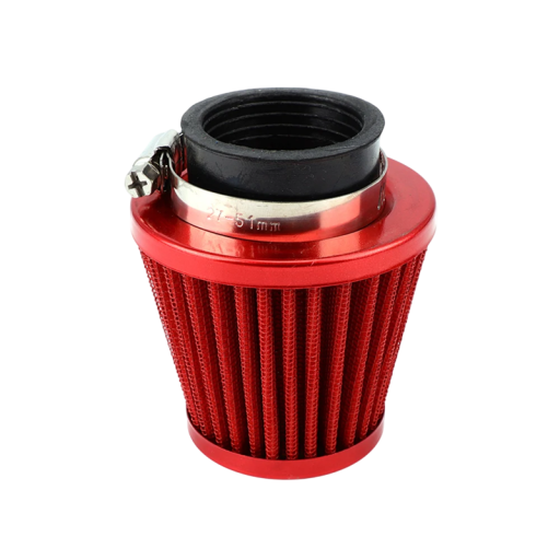 Motorkörnings luftfilter för rör 38 mm Höjd 8 cm Universellt sportfilter för motorcyklar Skotrar ATV Fyrhjulingar Reservdelar