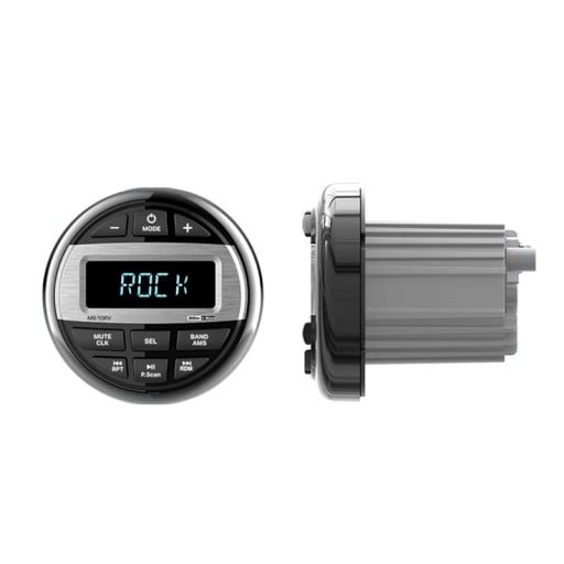 Båt radio Marine Stereo MP3 Bluetooth vattentålig IPX5 FM AM USB AUX RCA ljudspelare 4x50W för båt, bil, ATV, UTV, SPA