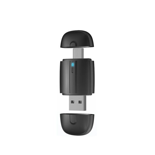 Trådlös CarPlay och Android Auto-adapter 2025 2i1 Smart Mini Box USB & Type-C Plug & Play WiFi 5.8GHz BT OTA-uppdateringar