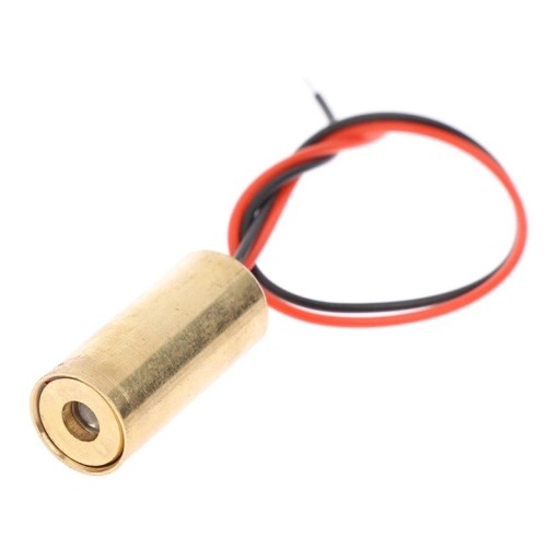 Laserhuvud 1 punkt 650nm 9mm 3V 50mW röd koppardiod punktlaser modul för nivelleringsinstrument mätning och laserleksaker