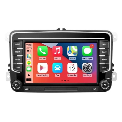 GRANDnavi Android 13 bilradio GPS 2Din multimedia spelare Carplay 4GB 64GB för VW Škoda Octavia Golf Passat Touran Polo Jetta