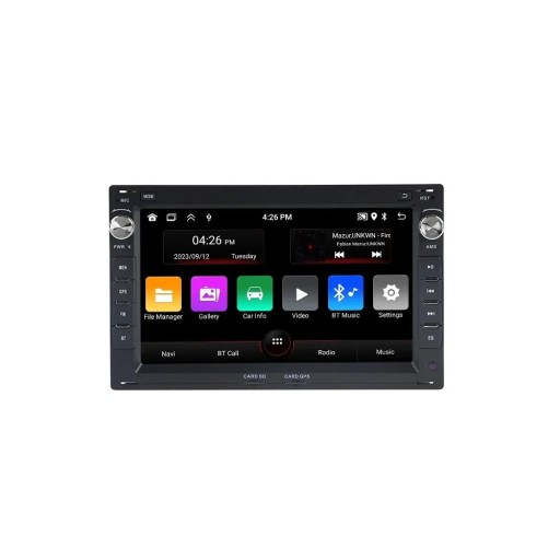 MEKEDE 7" 2Din trådlöst bilradio CarPlay Android Auto för VW Passat B5 Golf 4 Polo Bora Jetta T5 WiFi RDS Bluetooth GPS multimedia