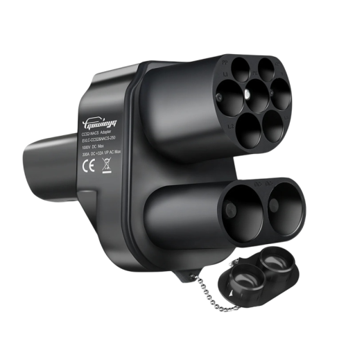 Adapter GUWIEYG CCS2 till Tesla AC DC 300A för Model 3 X Y Stöd för CCS2 och Type2 Snabbladdningskonverterare