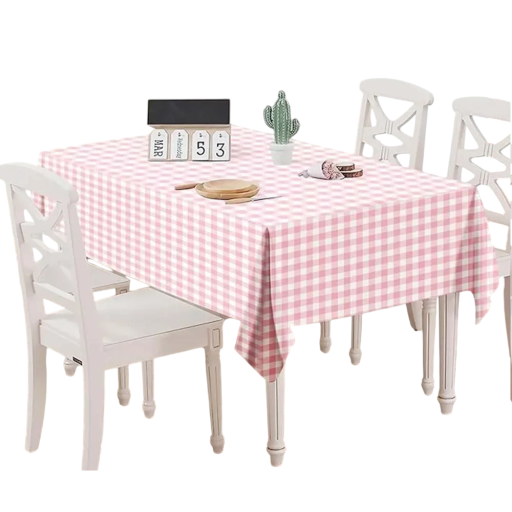 Engångsduk, röd, svart rutigt bordduk, jul, picknick, födelsedag, bröllop, vattentät bordduk, dekoration