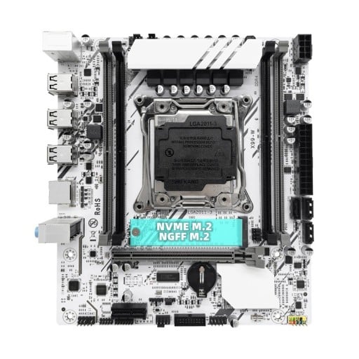 ZSUS X99-W moderkort för Intel Xeon E5 V4 LGA2011-3 stöd för DDR4 NVME M.2 SATA PCIe
