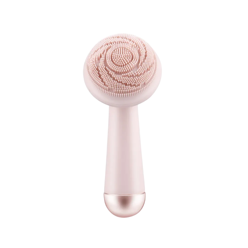 Silikonvibrerande ansiktsmassageborste med rullstimulerande funktion IPX6 16 x 9 x 5 cm