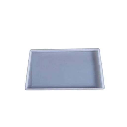 Silikonform för pryskyricfat 26 x 16,4 cm Rektangulär form för gjutningar Pryskyricfat Underlägg Dekoration