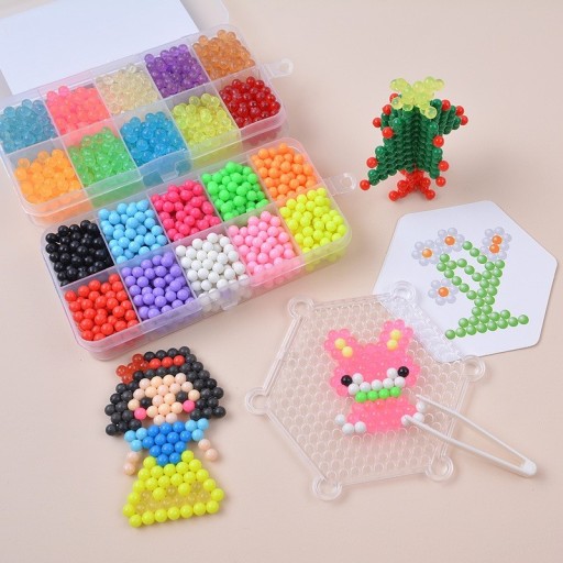 1100 pcs Perles magiques pour la création avec accessoires