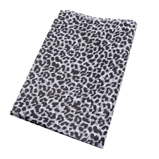 10 ark av silkespapper 50 x 70 cm Leopardmönster Olika färger Blommor DIY-material för presentinslagning, dekoration och bröllopsinredning
