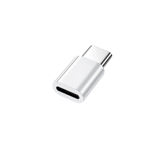 Lightning till USB-C-adapter Konverterare för att ansluta iOS-kabel till USB-C-enhet Snabbladdning och dataöverföring