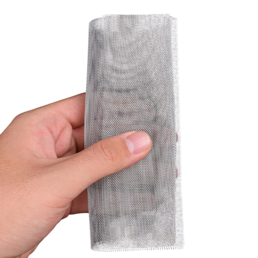 Set med 5 st reparationsnät av rostfritt stål 20 x 15 cm för reparation av plaststötfångare på bilar. Stålsvetsnät mot sprickor.