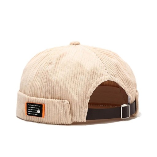 Unisex manchesterkeps utan skärm i bomull Justerbar dockarhatt Streetwear hip hop stil Retro kupolformad keps för män och kvinnor