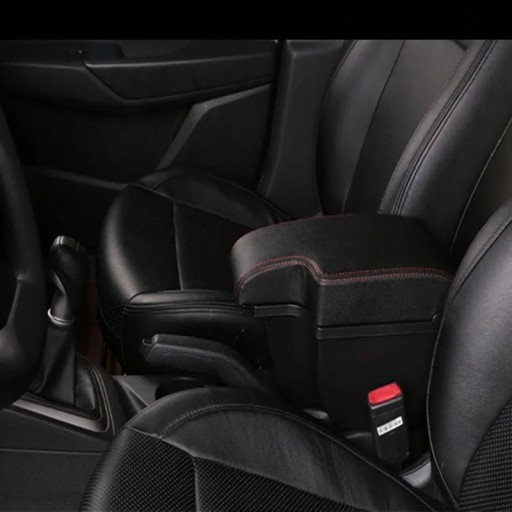 Läderarmstöd för Mazda CX-3 och Mazda 2 Skyactiv med USB justerbart armstöd med förvaringslåda äkta läder enkel montering bilaccessoarer