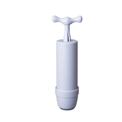 Manuell pumpa 14 x 3 x 3 cm för att suga ut luft från speciella filamentpåsar Skydd mot fukt och lagring