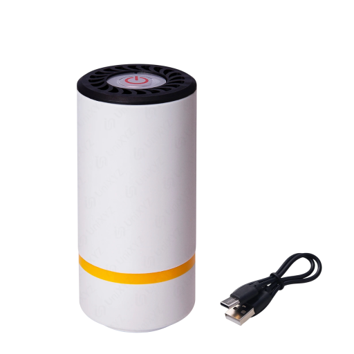 Elektrisk pump 11 x 5,4 x 5,4 cm för att suga ut luft från speciella filamentpåsar Automatisk avfuktning