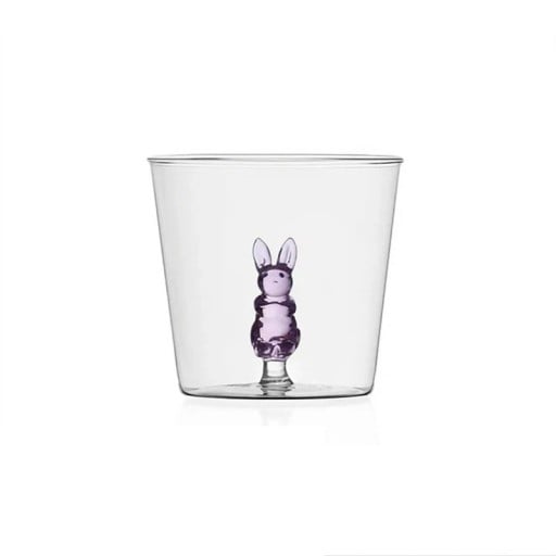 3D glas 200 ml 8,5 x 8 cm med kaninmotiv Original dekorativt glas för drycker för vardagligt bruk