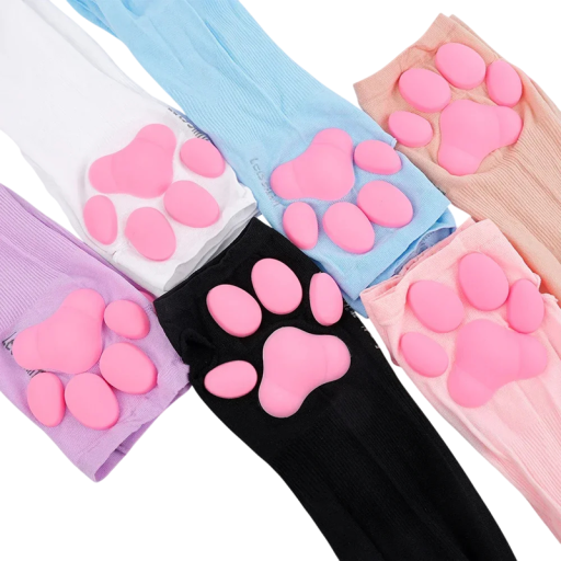 Damernas tumhandskar universell storlek Vintertumhandskar med silikon kattpoter av elastisk spandex för bekväm användning
