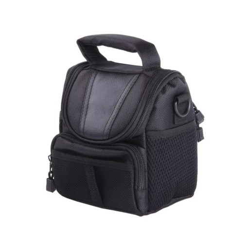 Kamerafodral 14 x 12 x 17 cm Skyddande fodral för Canon Nikon Sony Kompakt kameraväska med rem