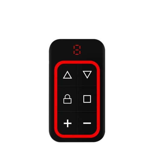 Universell flerkanals fjärrkontroll 7,3 x 3,76 x 1,3 cm Kloning av fjärrkontroller 8 kanaler 300–915 MHz Laddningsbar styrning av portar