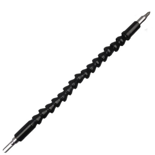 Flexibel förlängningsadapter 30 x 1 x 1 cm Flexibel axel för batteridrill Arbeta i djupa och trånga utrymmen