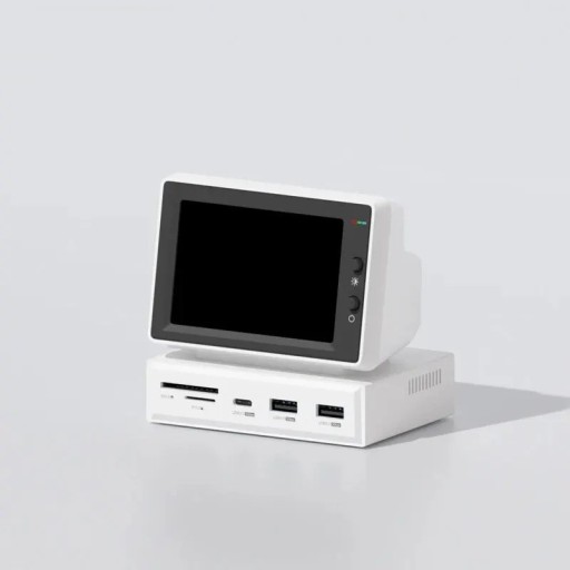 3,5-tums mini IPS-monitor 100 x 69 x 25 mm USB-C dockningsstation Visning av datorns prestanda systemdisplay